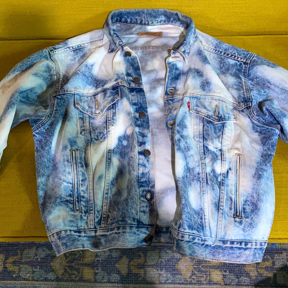 ACID WASH VINTAGE LEVI STRAUSS & CO denim jacket